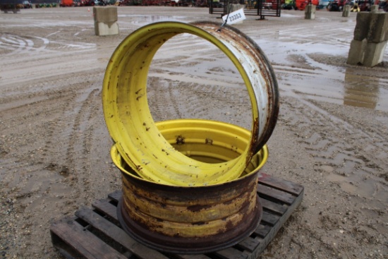 23353-(2) JOHN DEERE REAR RIMS