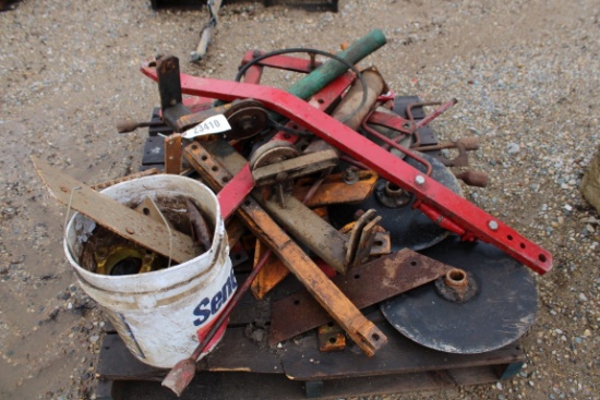 23410-PALLET OF MISC TRACTOR PARTS