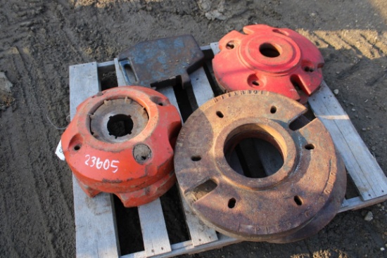 23605-(8) MISC TRACTOR WEIGHTS