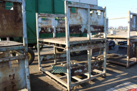23761-DOUBLE STACK STEEL SHELVING