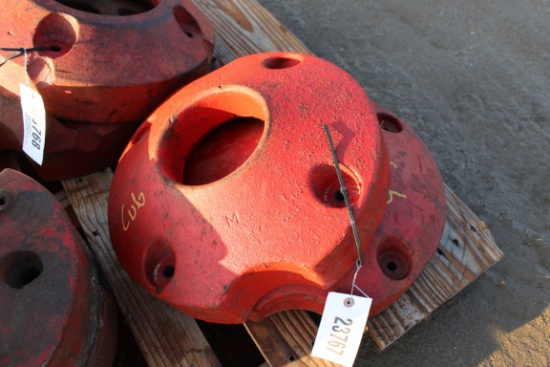 23767-(2) IH CUB WEIGHTS