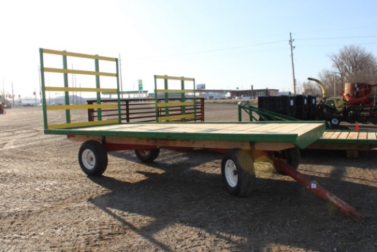 23818-WOODEN HAY WAGON
