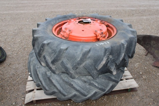 23893-(2) 13.6-28 TIRES