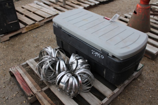 23950-RUBBERMAID TOOL BOX & CLAMPS