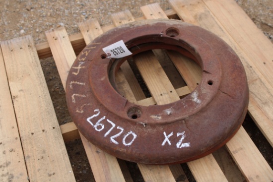 26720-(2) OLIVER WHEEL WEIGHTS