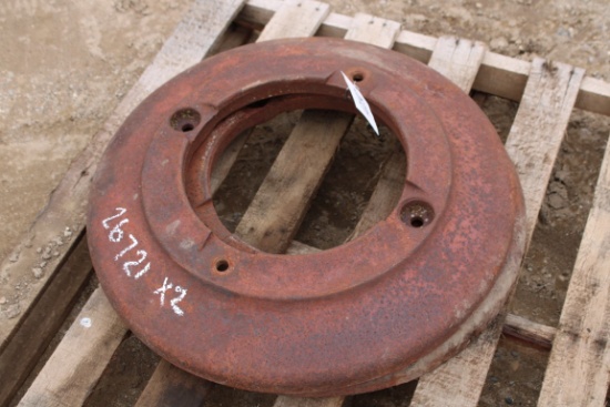 26721-(2) OLIVER REAR TRACTOR WEIGHTS