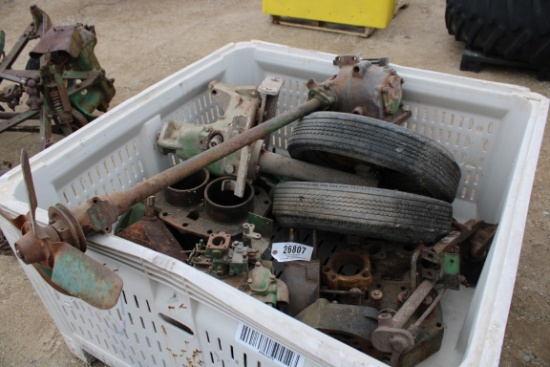 26807-CRATE OF JOHN DEERE PARTS