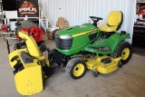 23093-JOHN DEERE X739 L&G TRACTOR