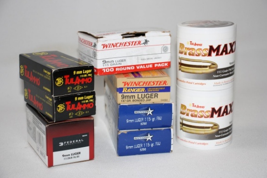 15000-9mm AMMUNITION-550 RDS