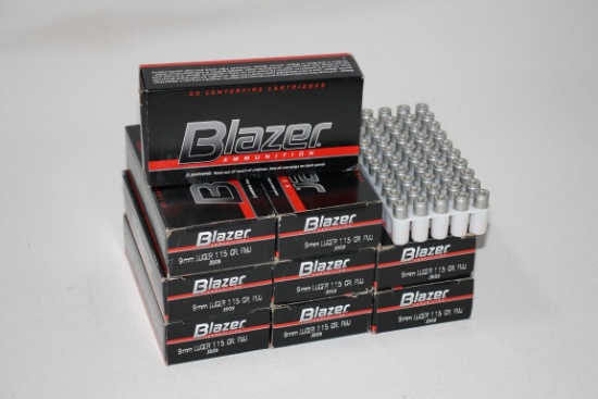 15030-9mm LUGER AMMUNITION-450 RDS
