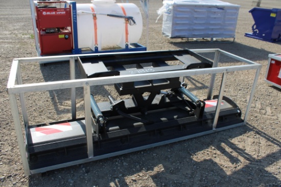 SKIDSTEER HYDRAULIC BLADE - 86", 28.5 DEGREE CIRCUMGYRATE