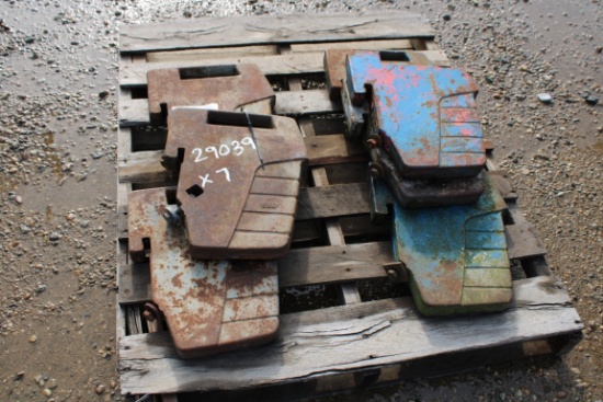 (7) SUITCASE WEIGHTS - (SOLD x $)