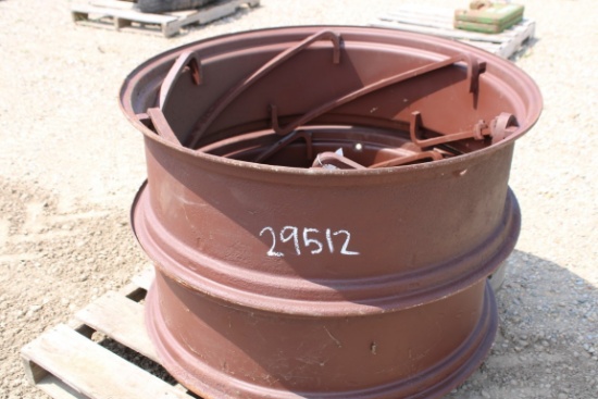 (2) 38" RIMS - CAST CENTERS