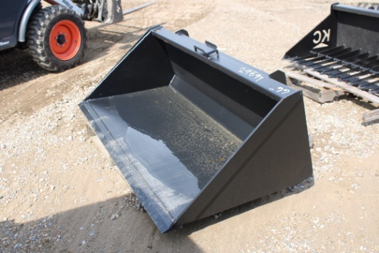 SKIDSTEER BUCKET - 66", SINGLE BLADE