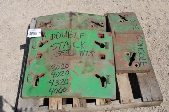 29882-JOHN DEERE 3PC FRONT WEIGHT SET