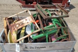 CRATE OF MISC SEATS