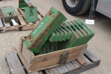 32743-(10) JOHN DEERE FRONT WEIGHTS