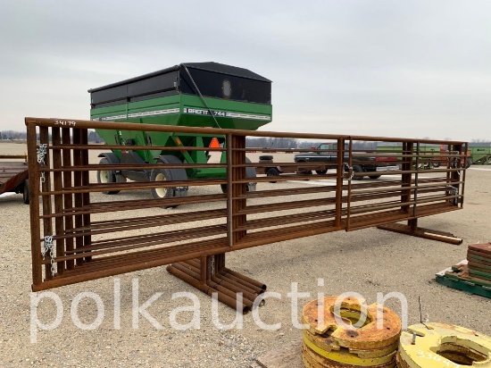 6 - Cattle Panels (24' wide x 66" tall) w/ 12' gate