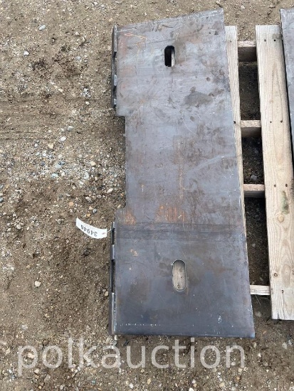 Formed Skid Steer Frame Attachment