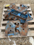 6 - Ford Front Weights & 1 bracket