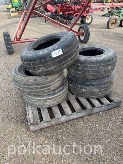 (3) 12.5-15 Tires  and (2) 11L-15 Tires