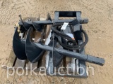 Skid Steer Auger Drive & Bit Attachment