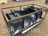 Skid Steer Snow Pusher Attachment