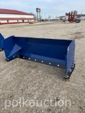 Skid Steer Snow Pusher w/ Steel Blade