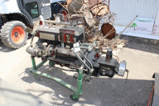 30207-CUT AWAY ENGINE & TRANSMISSION ON STAND
