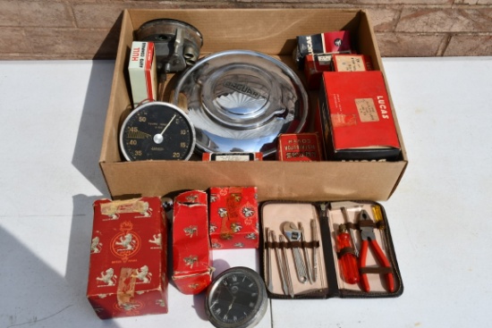 30934- EARLY JEAGER TACHOMETER & ENGLISH PARTS