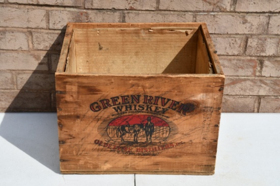 30937- GREEN RIVER WHISKEY BOX