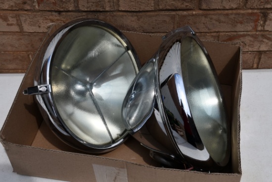 30971- (2) LUCAS HEADLIGHTS