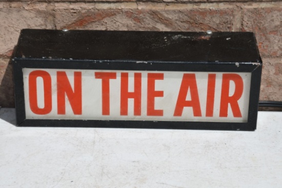 31094- "ON THE AIR" LIGHTED SIGN