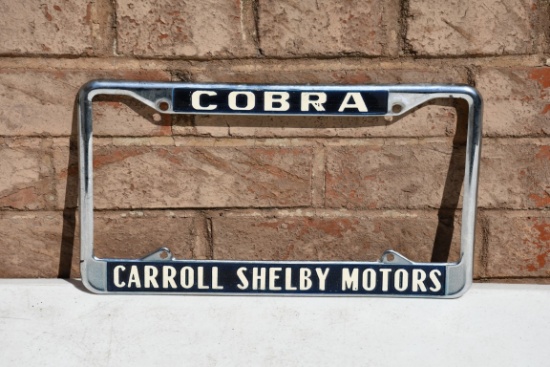31100- CARROLL SHELBY MOTORS LICENSE PLATE BRACKET
