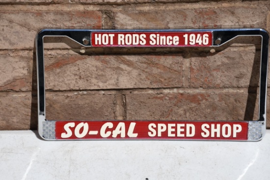 31112- SO-CAL SPEED SHOP LICENSE PLATE BRACKET