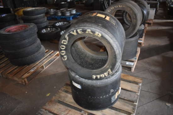 30631- (2) NOS GOODYEAR 27.0 x 14/15 SLICKS