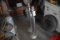 30802 - (2) CHROME POLES w/ ROPES