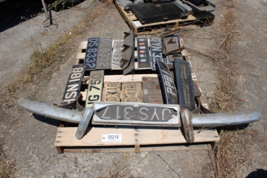 30218- MISC. LICENSE PLATES & BUMPER