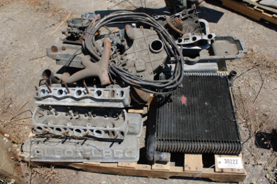 30222- TALBOT-LAGO HEADS, CAM COVERS & MISC ENGINE PARTS