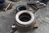 30386- (2) FIRESTONE 7.5-16, NICE CONDITION & (2) U.S. ROYAL 5.5-16, 75%