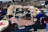 31198-ORIGINAL FORD GT 40 NOSE ON A STAND AS A SCULPTURE
