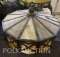 Caramel Slag Light Fixture