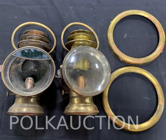 Gray and Davis Brass Lanterns