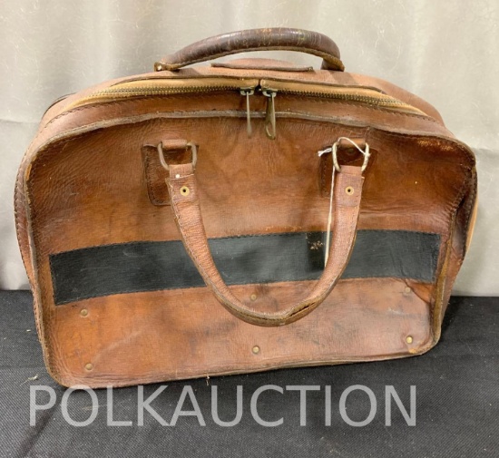 Vintage Leather Travel Bag