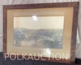 Framed BH Davis Illustrated Photograph