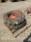(2) TIRES ON ALLIS CHALMER C RIMS