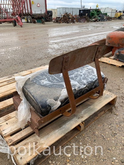 ALLIS CHALMER SEAT FRAME WITH NEW CUSHION