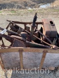 SKID OF MISC. OLIVER 99 TRACTOR PARTS