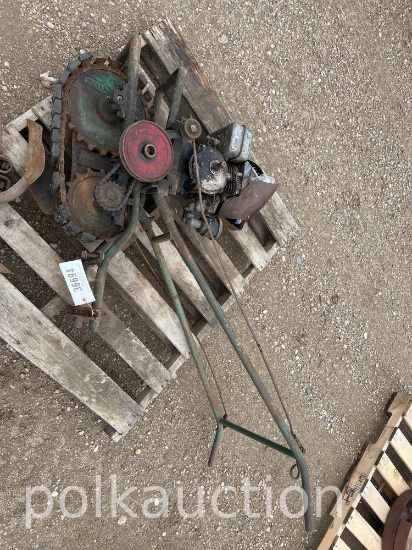 SKID WITH SAM BEACHY & SONS ENDLESS TRACK CULTIVATOR