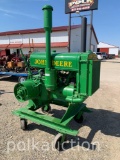 JOHN DEERE W111 ENGINE ON CART